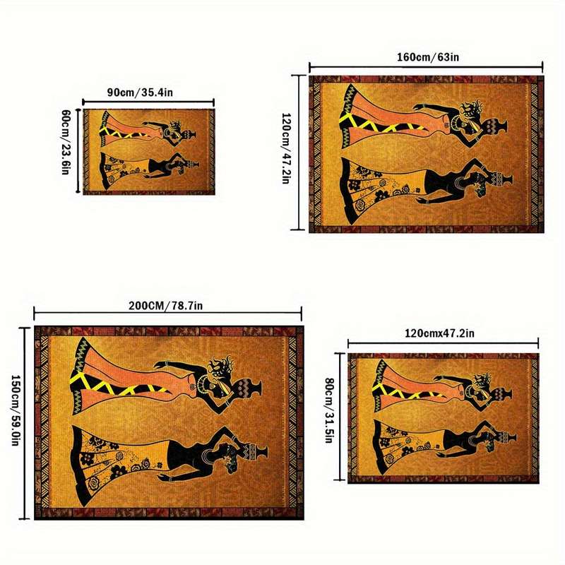 1Pc 31.49x47.24inch 80x120cm Floor Mat
