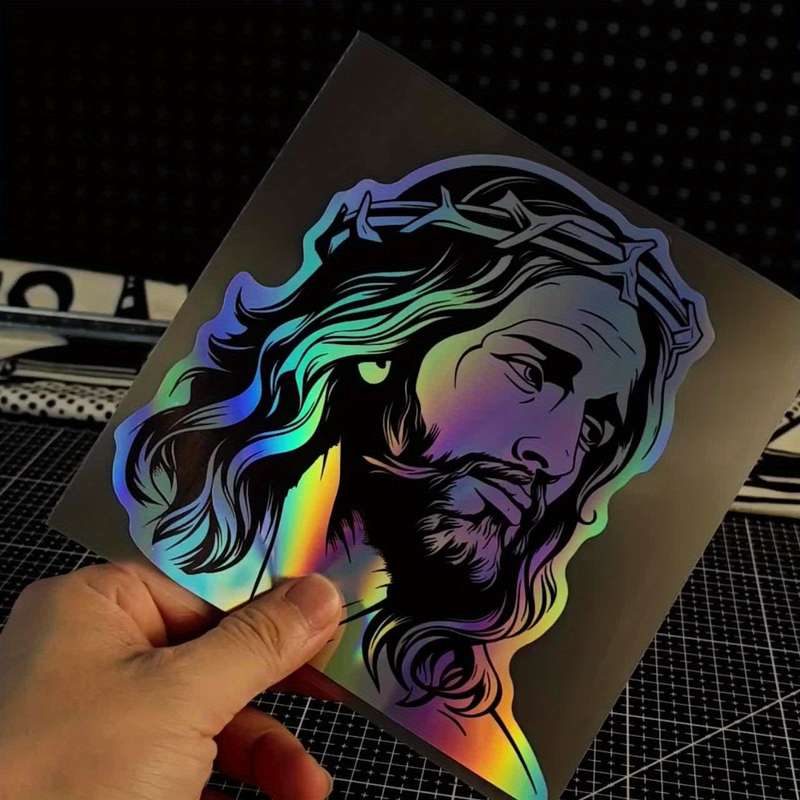 1pc Jesus Christian Themed Stickers