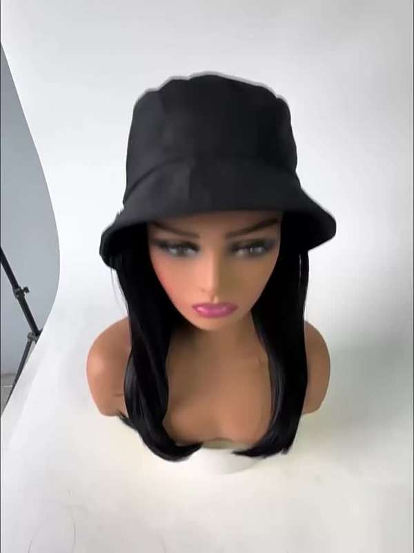 1Pc Dark Brown 30.48cm Fashion Design Wig