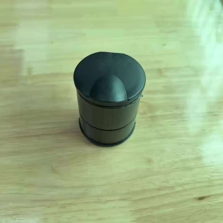 1pc Fit Black Car Ashtray for Cup Holder Compact Easy-Clean PBT Plastic Perfect for Cars Truc