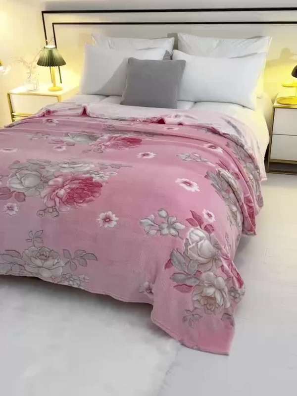 1ps Blanket Color Peony size 200cmx230cm