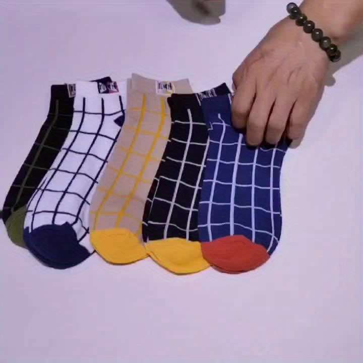5 Pairs One Size High Elastic Socks