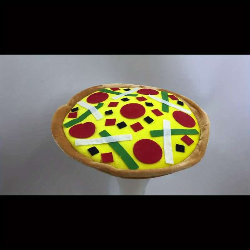 1pc Funky Pizza Hat for Parties Events Perfect for Christmas Halloween Thanksgiving Easter