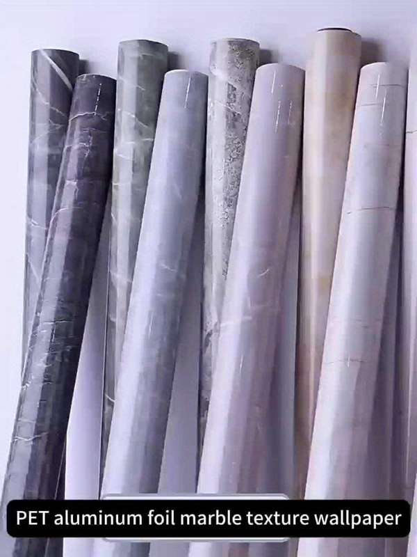 1PC Wall StickersGray40X1000cm 15.75X393.7in