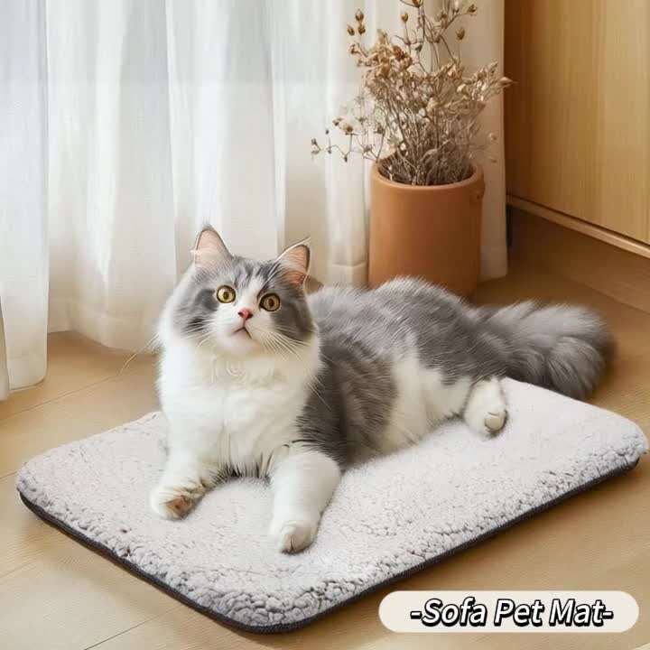 1PC Pet Mat Grey Size S  39.88x50.8 cm
