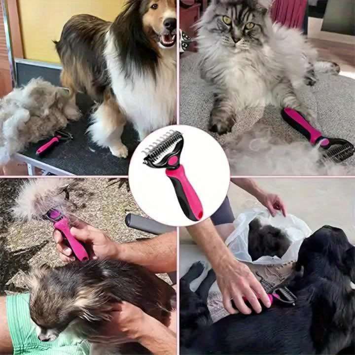 1pc Pink Pet Comb