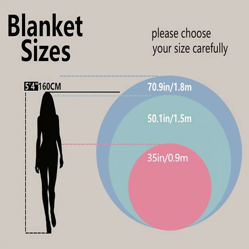 1ps Blanket Size 71Inch  1.8M  Style Waffles