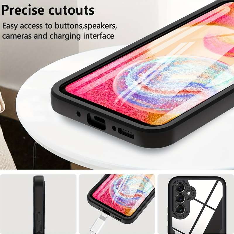 1pc Black For Samsung Galaxy A73 5G Phone Cases