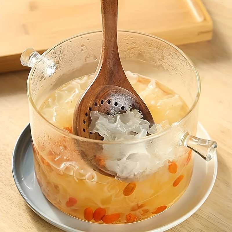 5pcs Wooden Cooking Spoon Set Spatula Natural Rosewood Wooden Tableware Kitchen Spatula Set Slo