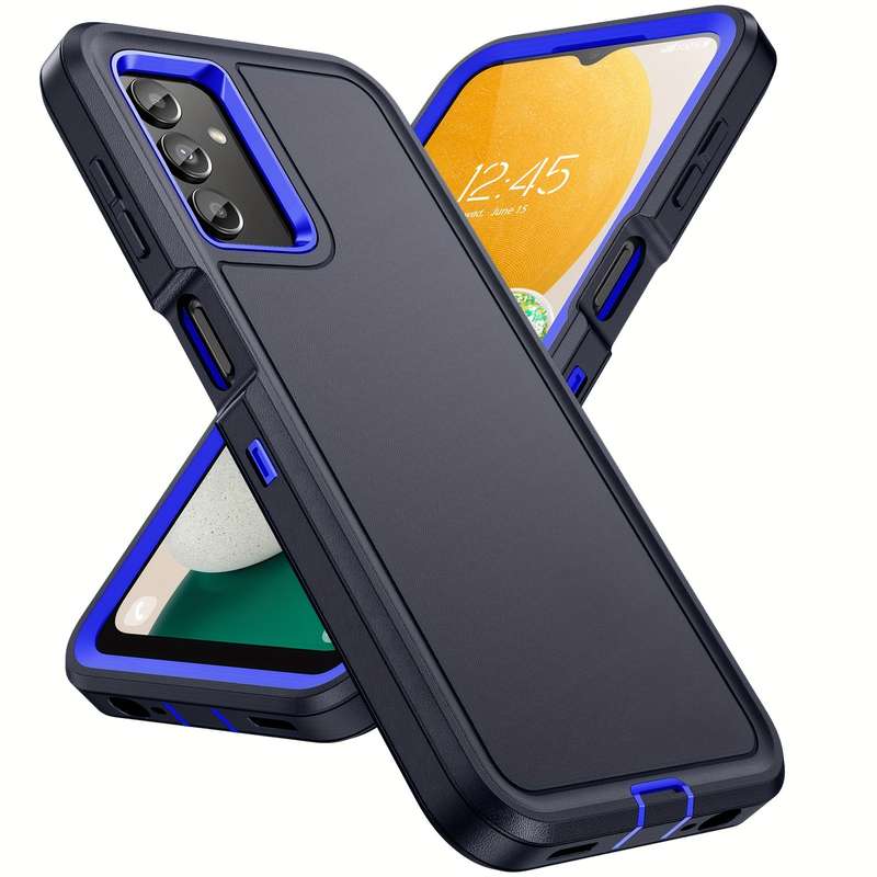 1pc Navy Blue For Samsung Galaxy A04s Phone Cases
