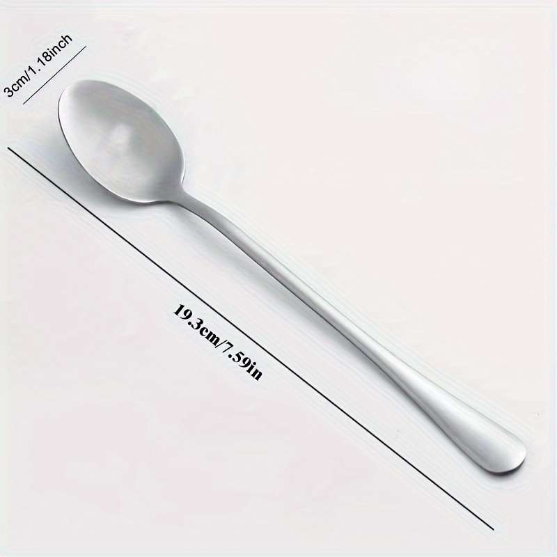 1pc  Happy Birthday To You  Mirror Polished Engrave Stainless Steel Spoon Funny Spoon Coffee