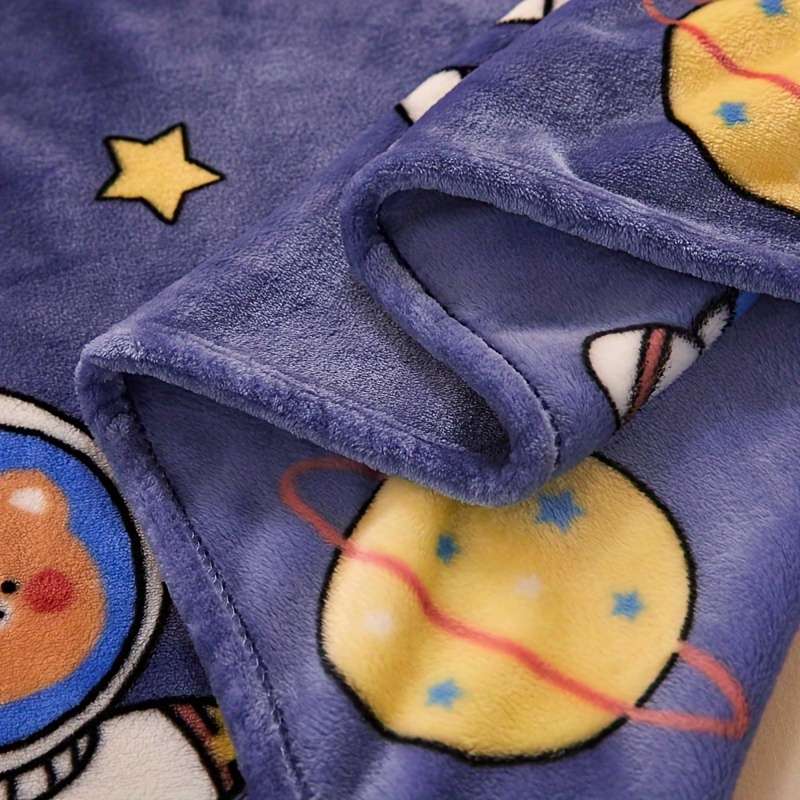 1ps Blanket Color Little Rabbit Yellow size 70cmx100cm