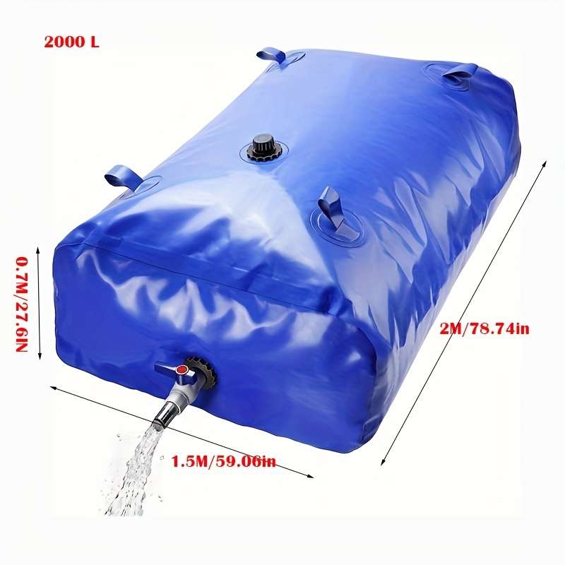 1Pc 3000L Water Container Portable Water Bag