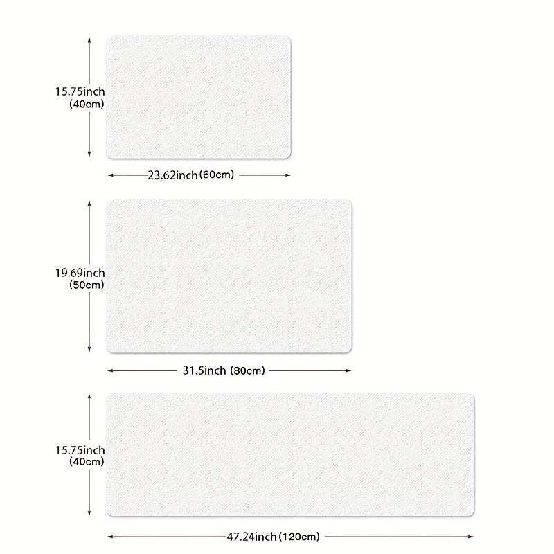 1Pc 50.01x80.01cm Floor Mat
