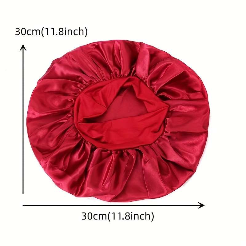1pc Wide Brim High Elastic Hat Polyester Fiber Woven Lightweight Stretch with Toggle Closure