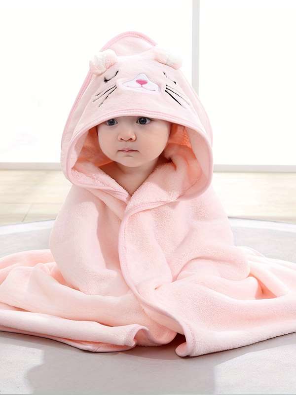 Super Absorbent Microfiber Baby Bathrobe