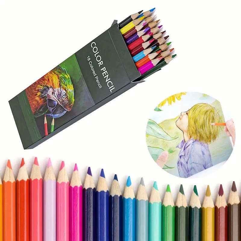 18pcs Colored Pencils Set for Adults Coloring Books with Sketchbook Professional Vibrant Artists