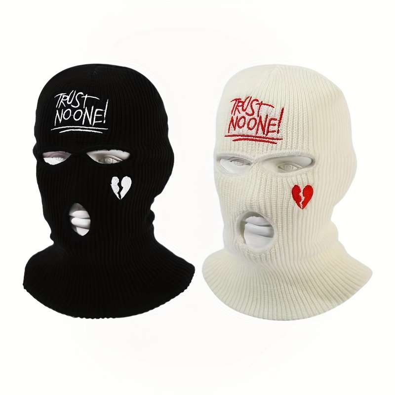 1pc Cool Embroidered Knitted Hat Men's Women's Youth Casual Ski Hat