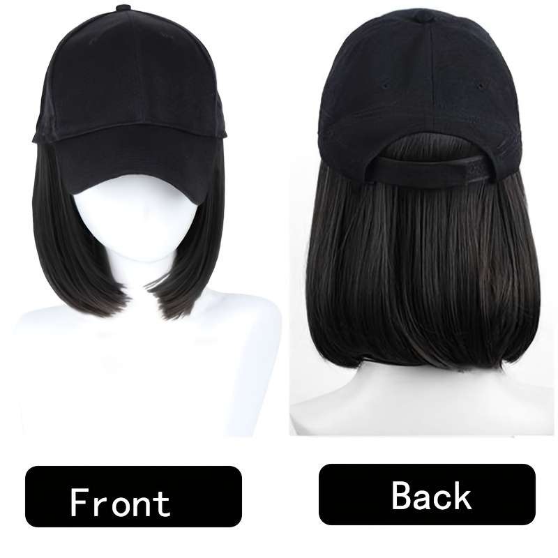 1Pc Black 20.32cm Fashion Design Wig