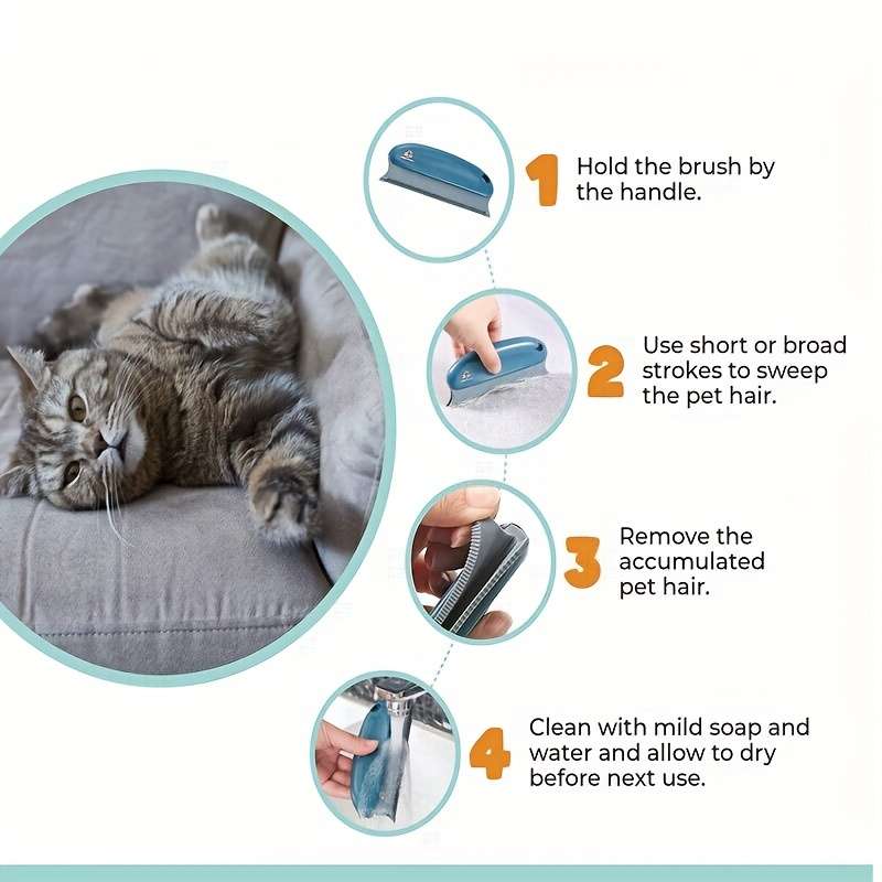 1pc Red Pet Comb