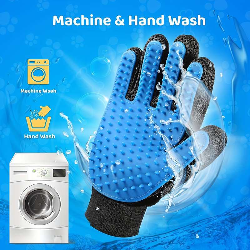 1pc Blue Right HandedPet Comb