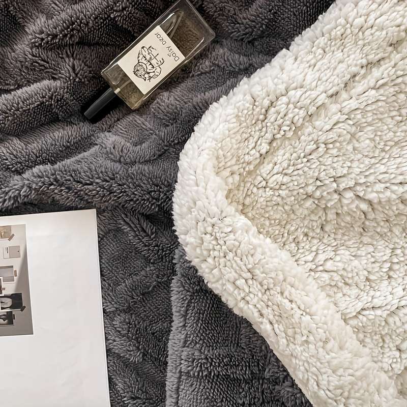 1ps Blanket Color Grey size twin 100cmx150cm