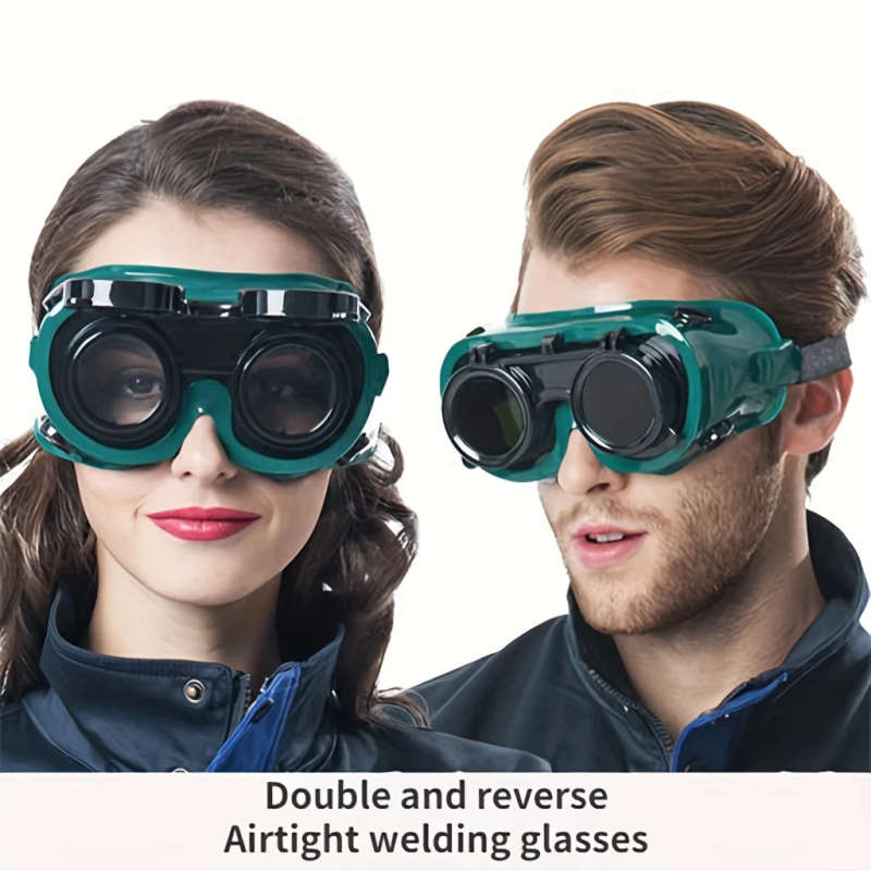 1pc Electric Welding Goggle Electric Welding Protective Goggles Welder's Strong Light Protective