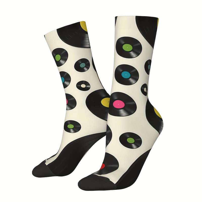 1 Pair Piano Abstract Keys  Socks