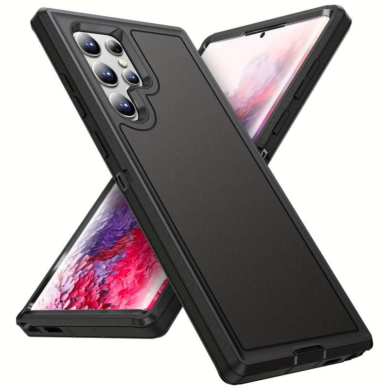 1pc Black For Samsung Galaxy S22+ 5G Phone Cases