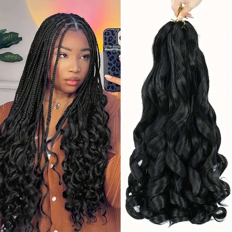 Crochet Hair French Curly Braiding Hair