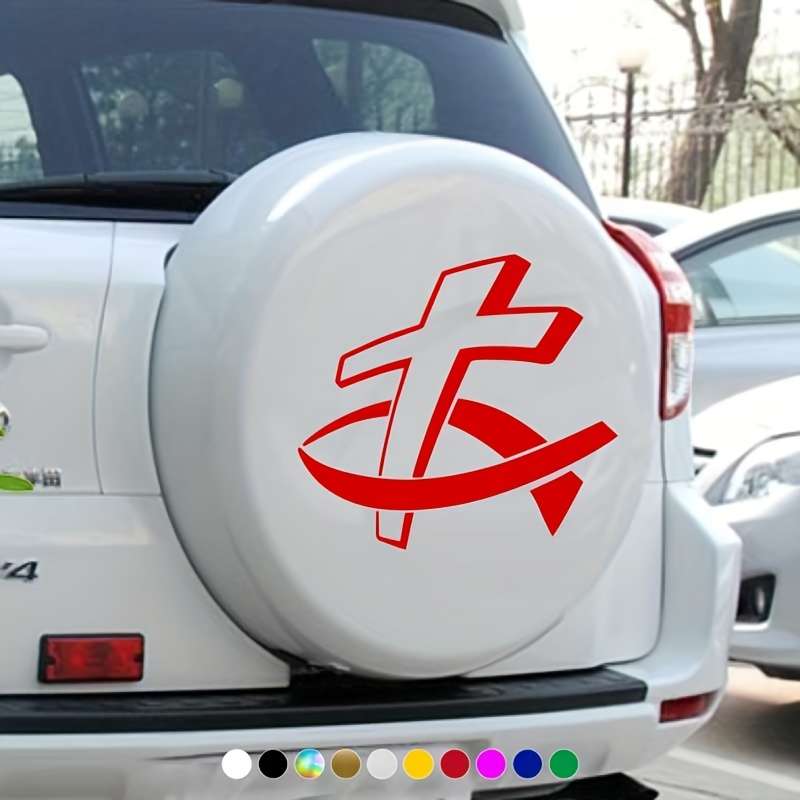 1pc Black Jesus Christian Themed Stickers