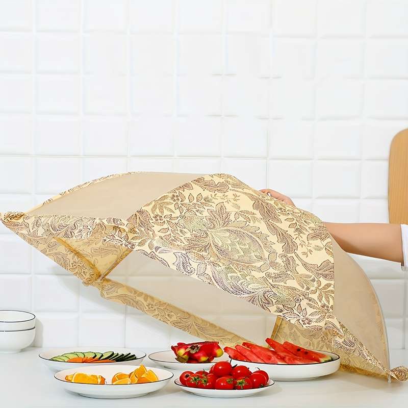1pc Food Cover Mesh Food Cover Kitchen Dustproof Mesh Food Cover Food Covers For Outdoors