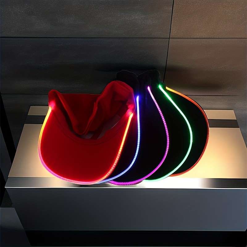 1pc Quacky LED Illuminated Duckbill Sunshade Hat Fashionable Baseball Caps with Outdoor Prote
