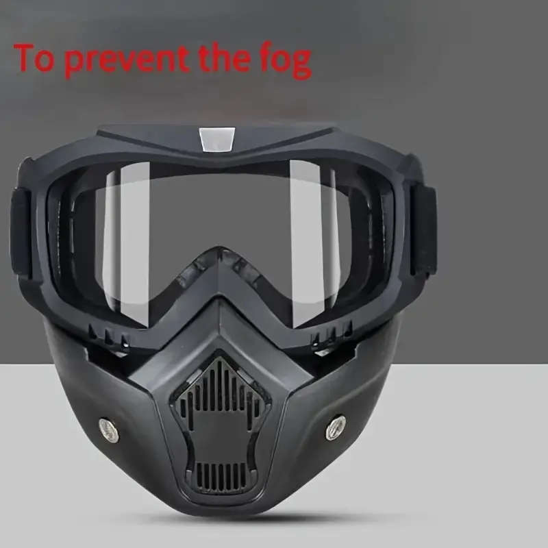Full-Face HD Transparent Anti-Fog, Sand-Proof Welding Protective Shield