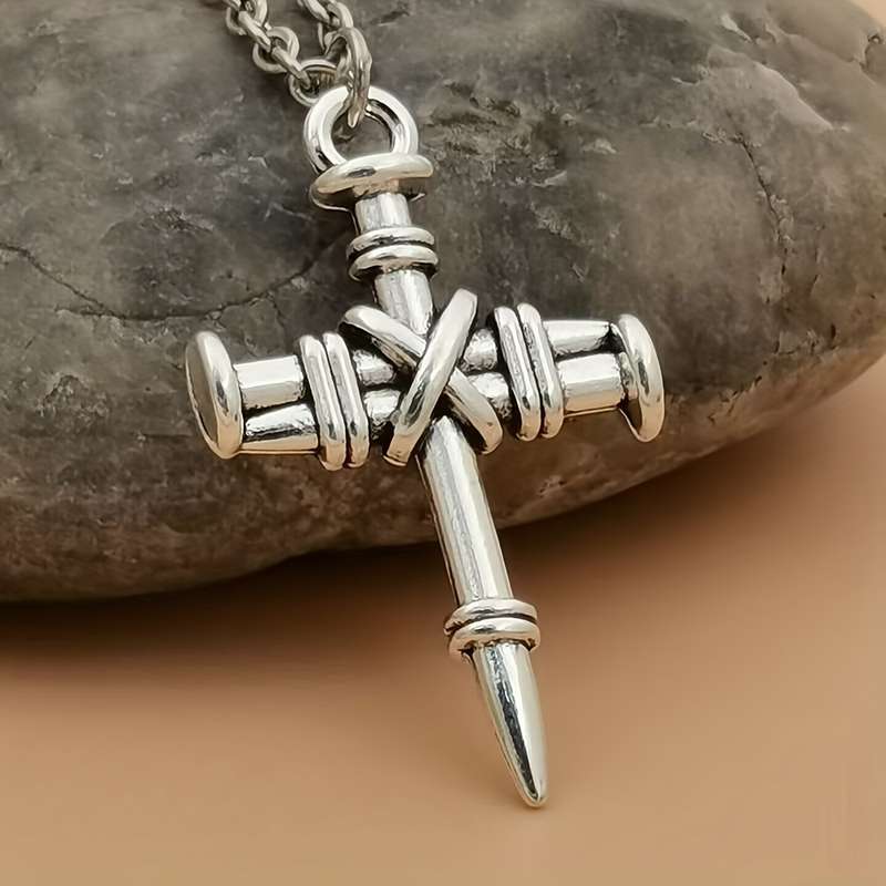 1 Piece A 210d Jesus Theme Pendant