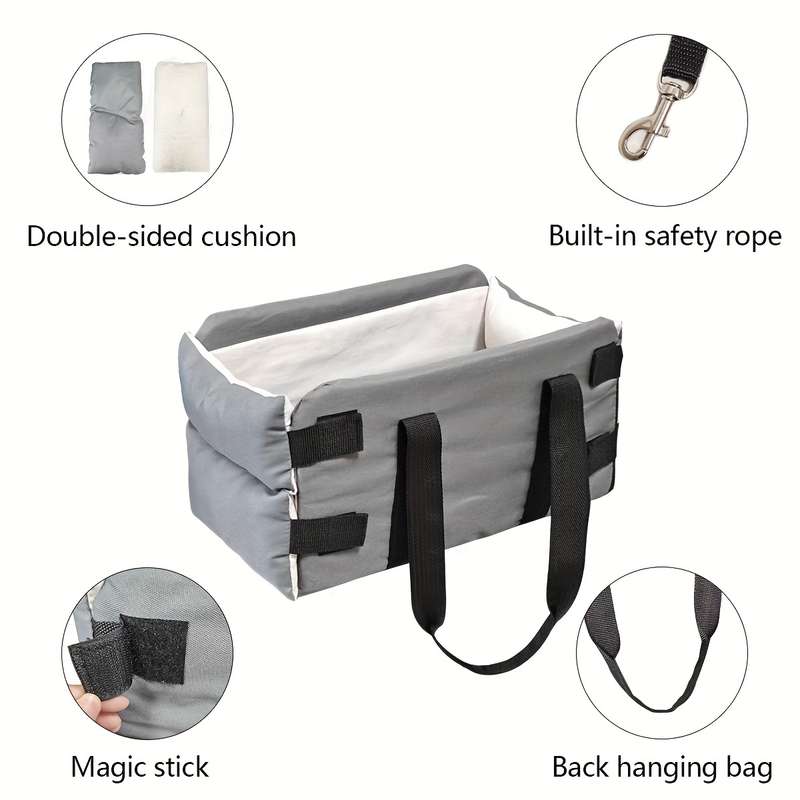 1pc Dark Gray Pet Bag