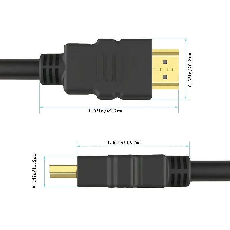 1pc 100cm 18Gbps 4K HDR HDTV Cable 4K Ultra HD HDTV Cable 18Gbps High Speed 4K 60Hz HDR 3D 2160p