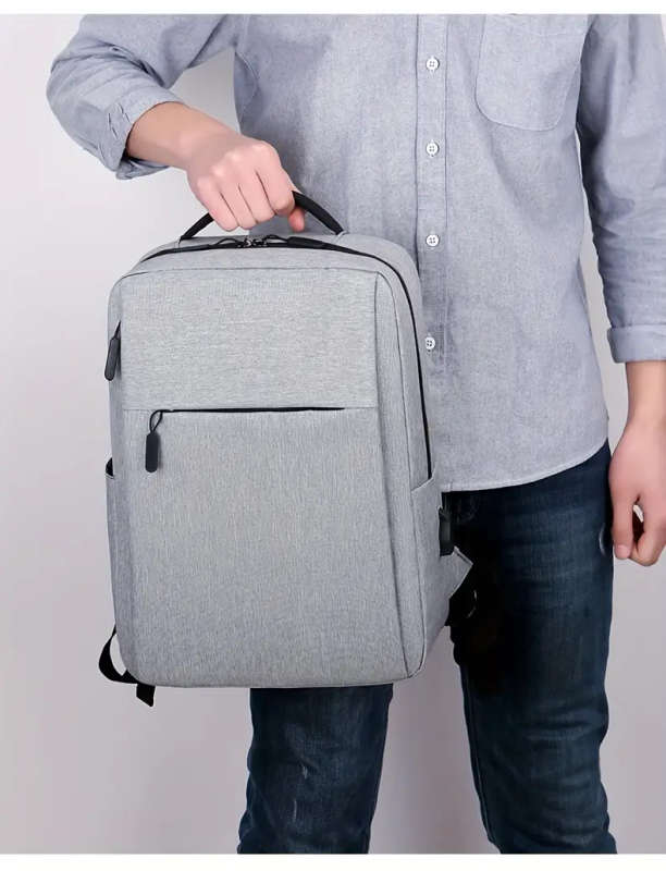 1pc laptop bag business backpack computer backpack casual   multi functional for   school bags valentines gifts details 4
