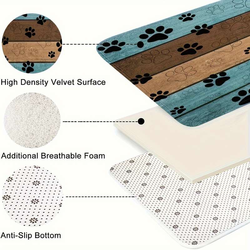 1Pc 40x60cm Floor Mat