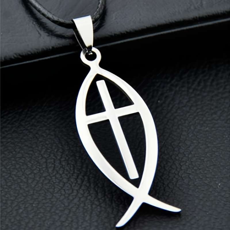 1 Piece Cross Jesus Theme Pendant