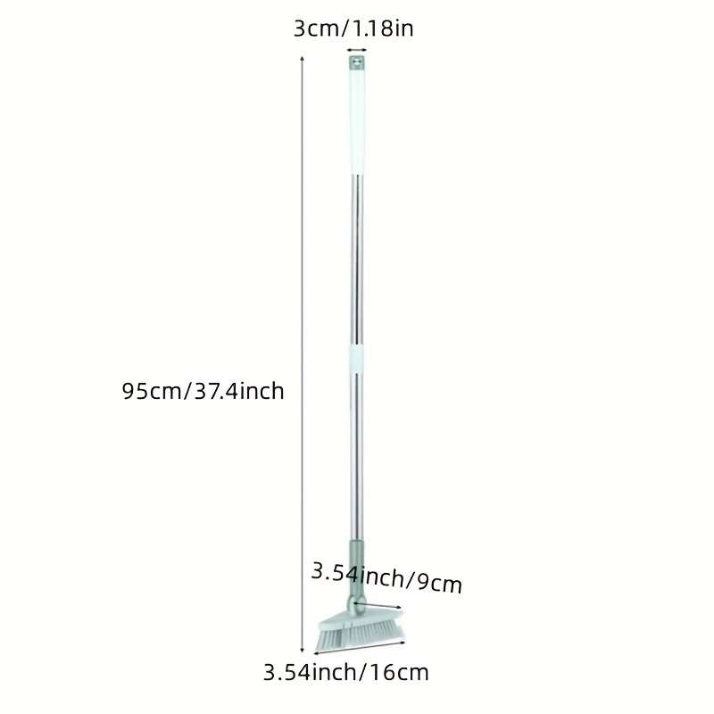 1pc Floor Scrub Brush Shower Scrubber Cleaning Bath Tub And Tile Scrubber Brush Long Handle Det