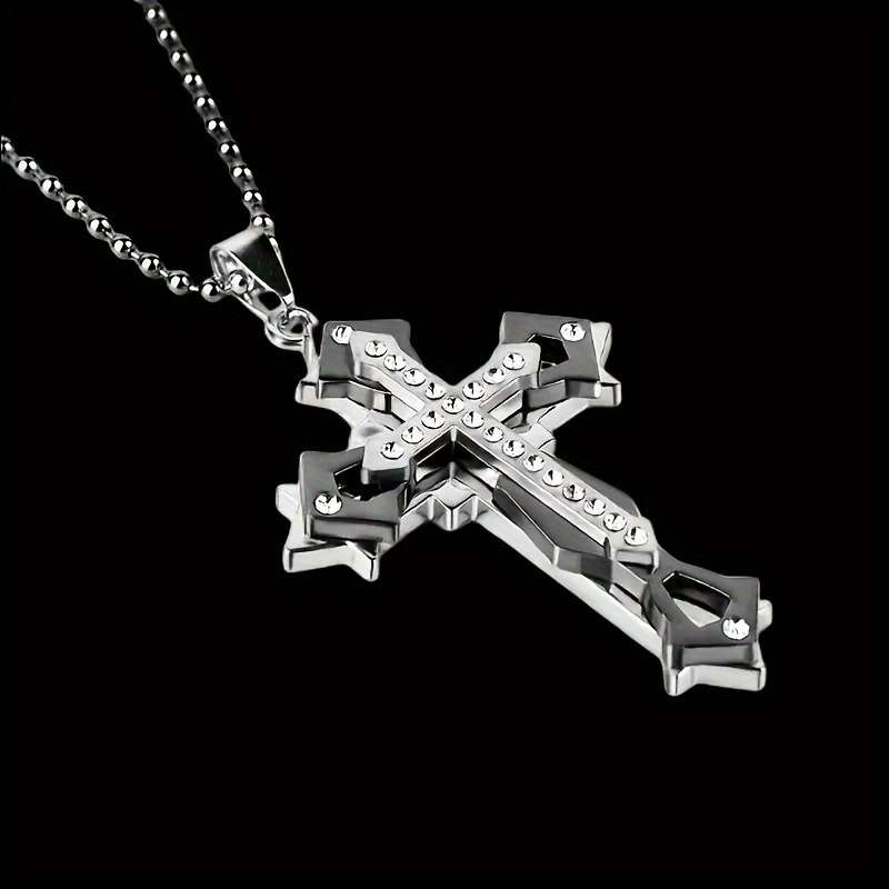 1 Piece Black Jesus Theme Pendant