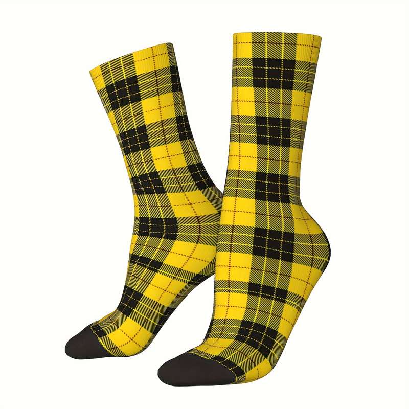 1 Pair One Size Royal Stewart Tartan Clan Socks