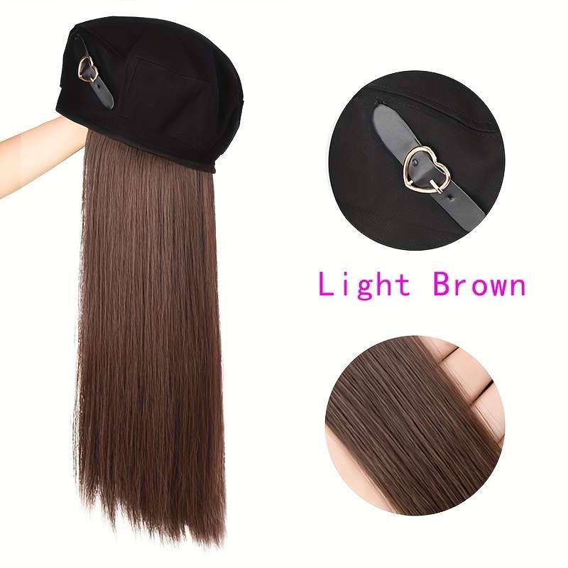 1Pc Light Brown 66.04cm Fashion Design Wig