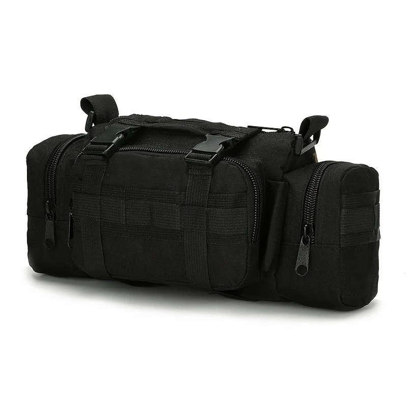 1pc Nylon Crossbody Bag for Outdoor Activities Fishing Hiking Camping Shoulder Pouch with Adjustable