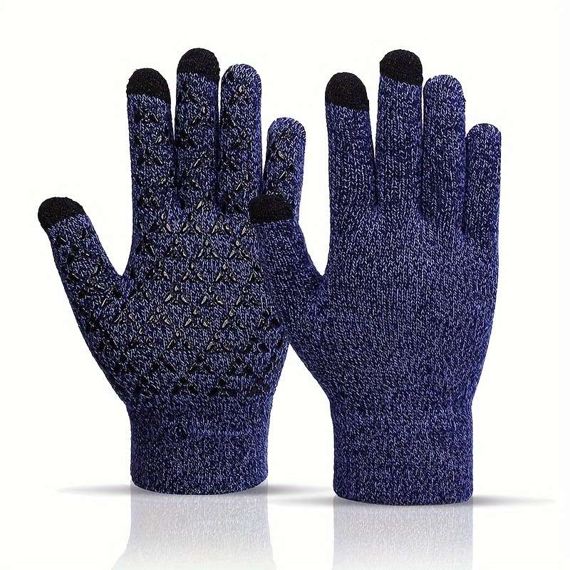1 Pair Red Warm Gloves