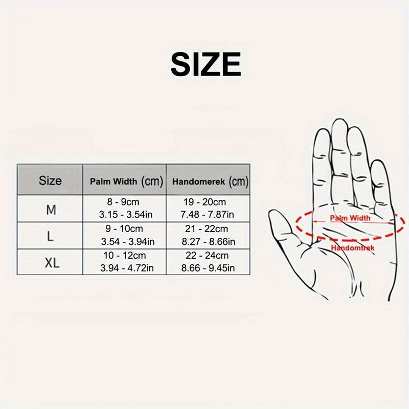 1 Pair Black Size XL Outdoor Sports Gloves