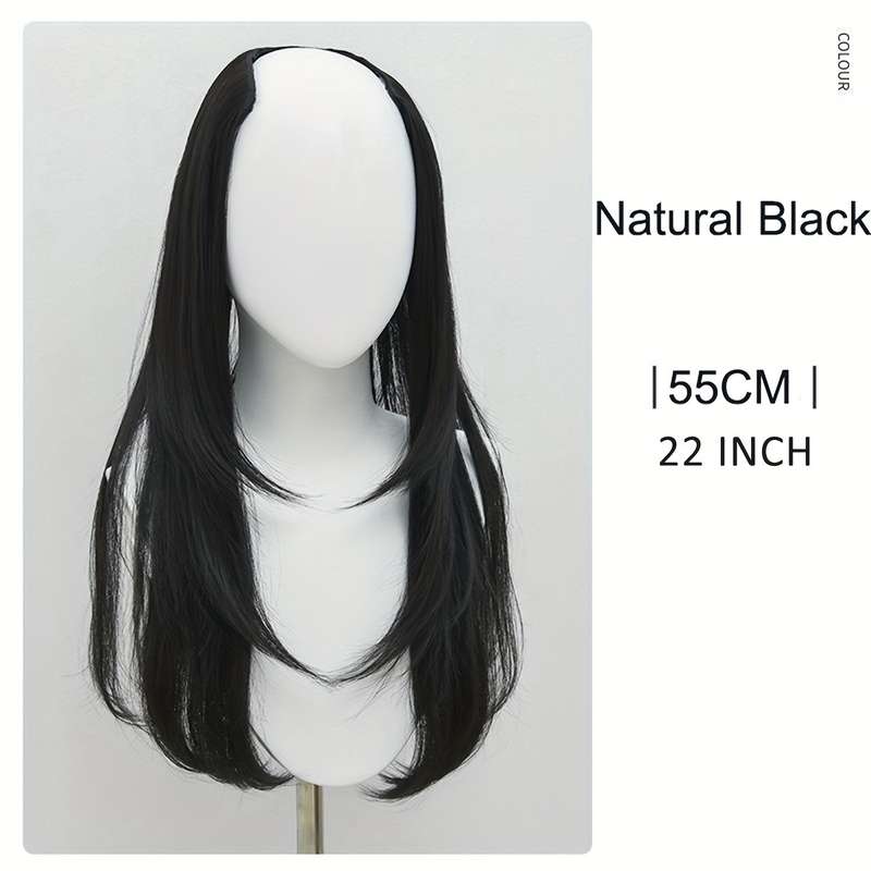 1Pc Light Brown 55.88cm Fashion Design Wig