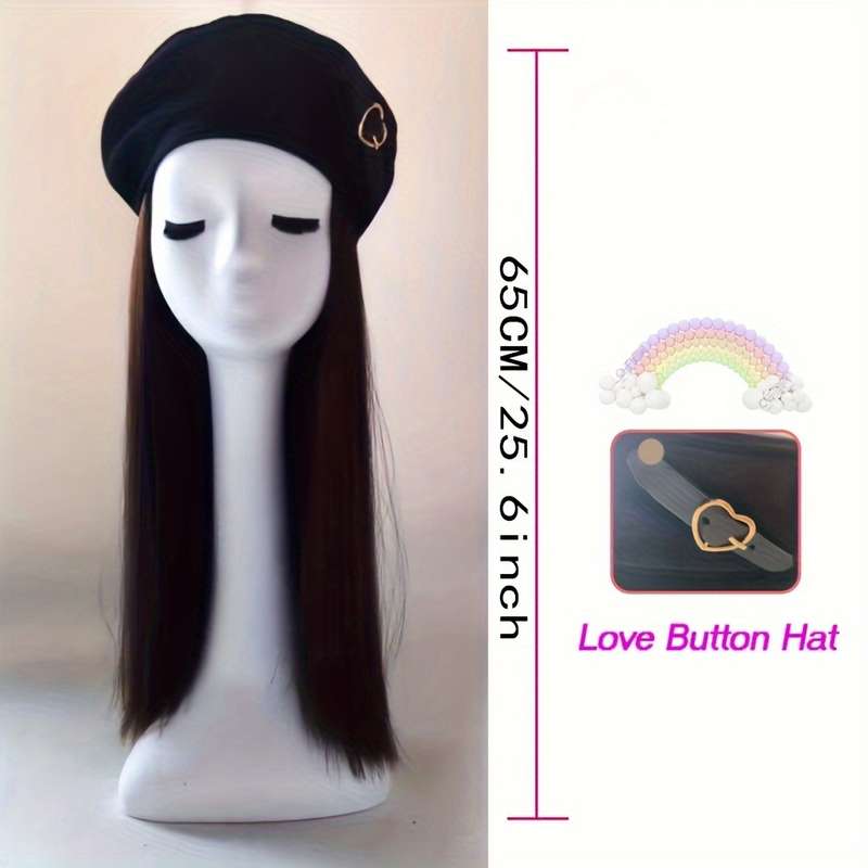 1Pc Light Brown 66.04cm Fashion Design Wig