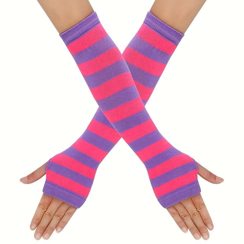 1 Pair Red Warm Gloves